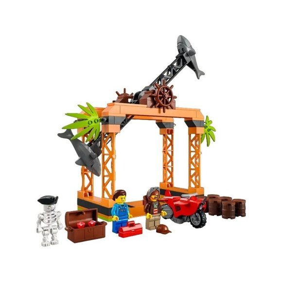 Lego City Stuntz NEW 60342 The Shark Attack Stunt Challenge Family Fun Age 5+ - Picture 1 of 4